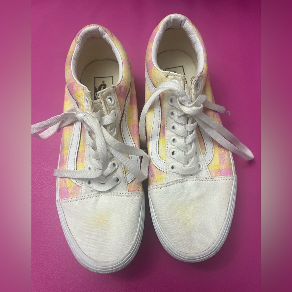 Vans Old Skool Stackform Platform Plaid Sneakers … - image 4